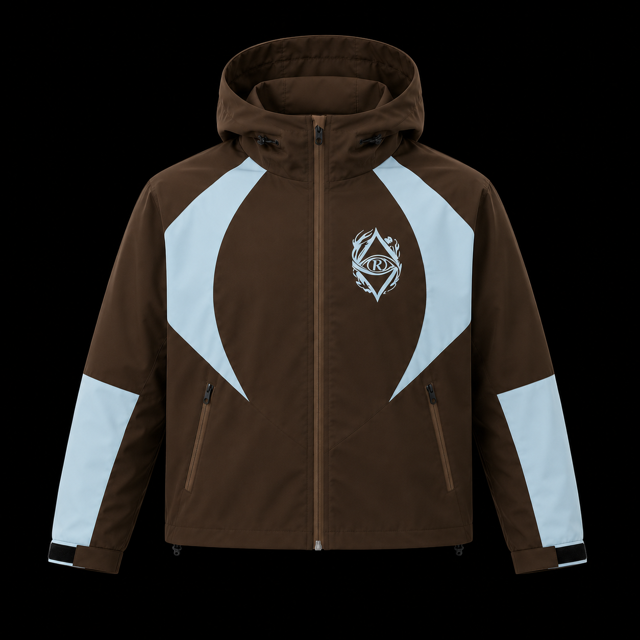 Two Toned Windbreaker Top