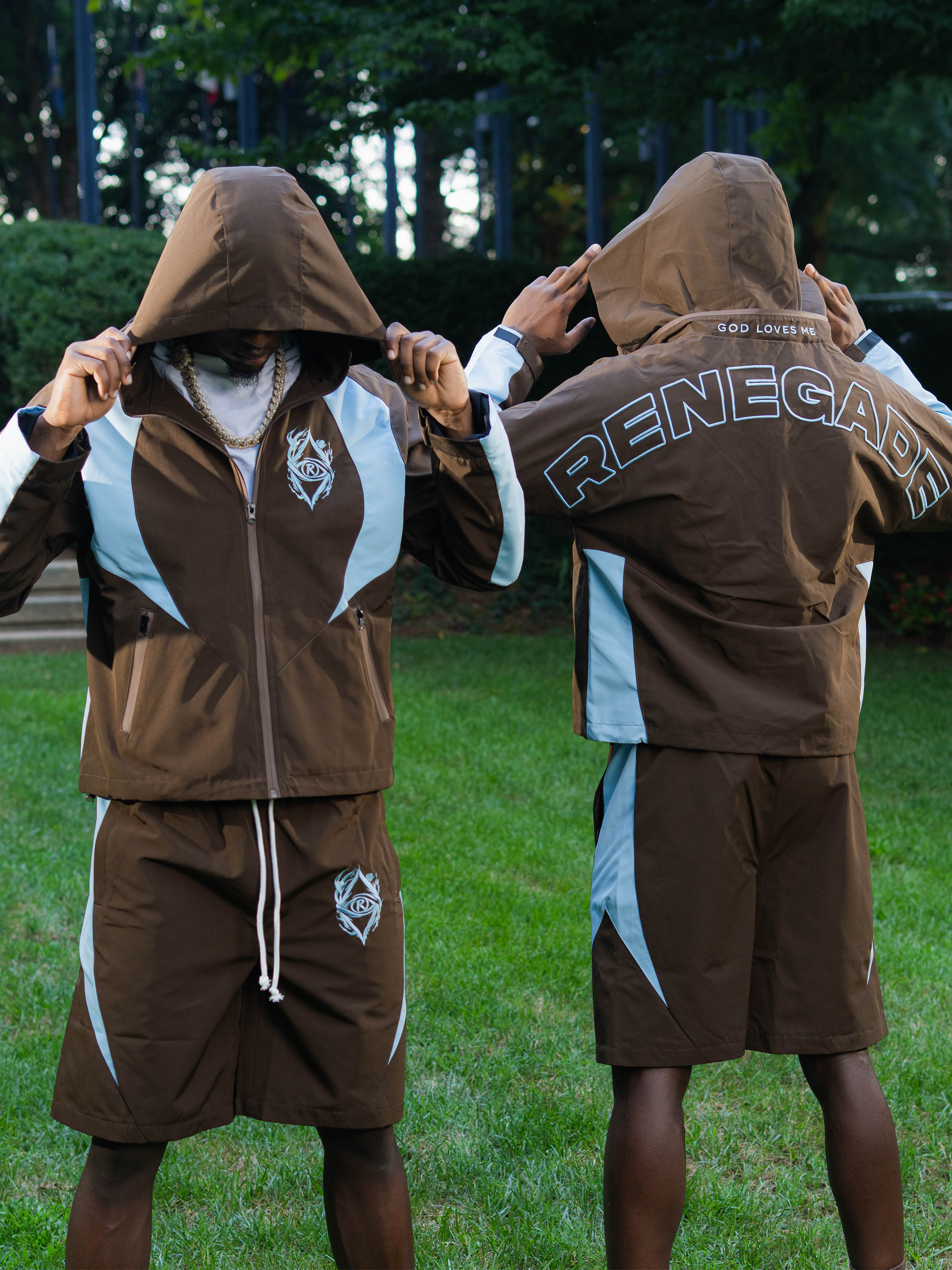 Two Toned Windbreaker Bottom