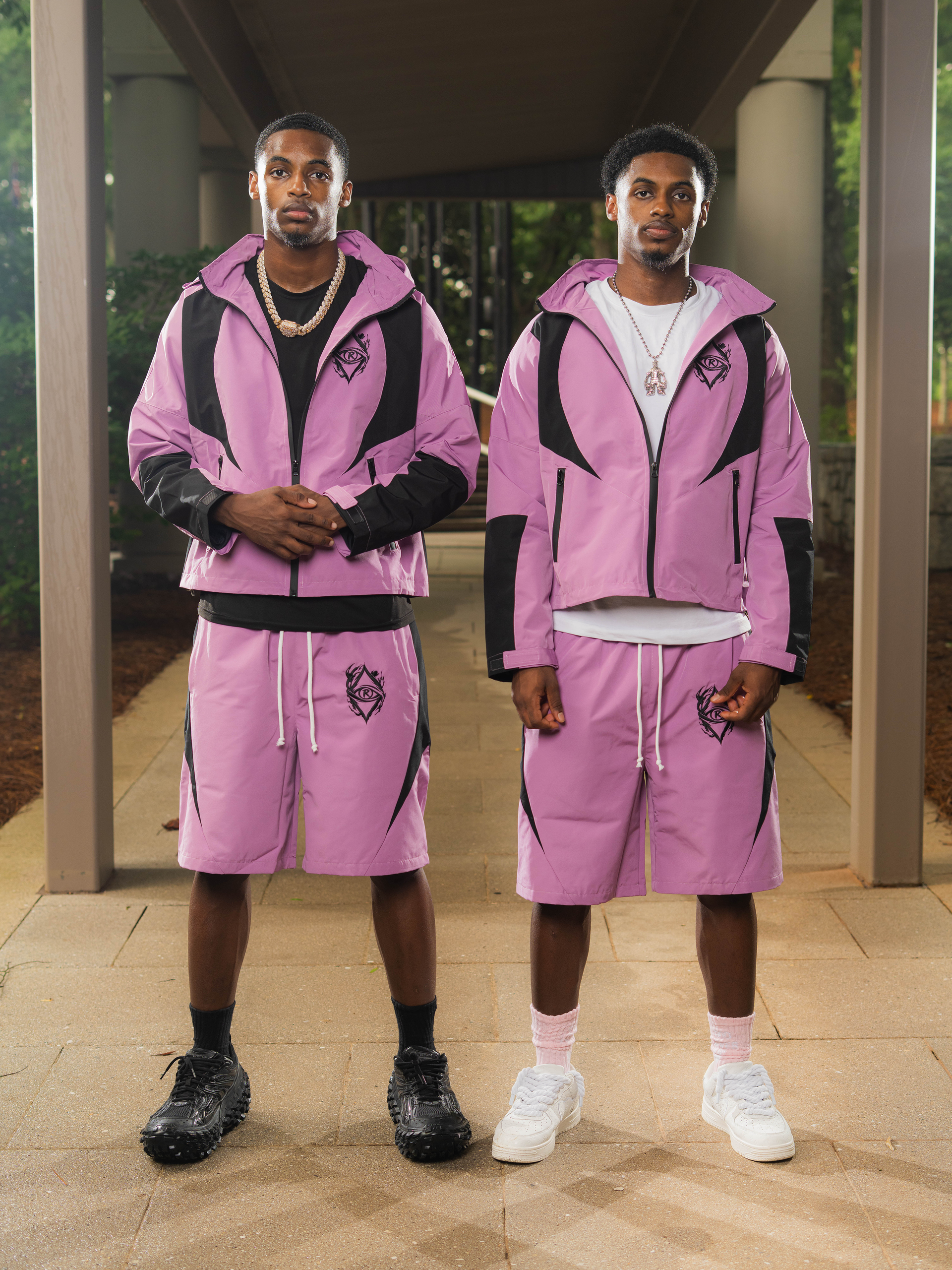 Two Toned Windbreaker Sets