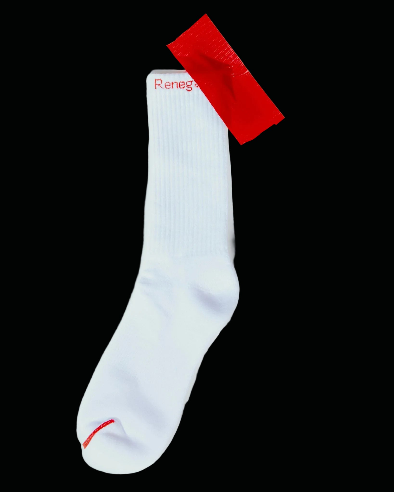 Red & White Renegade Socks
