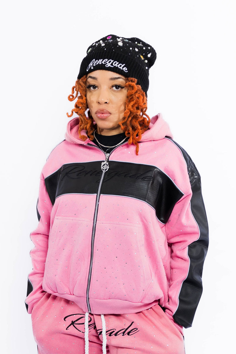 Pink Carbon Hoodie