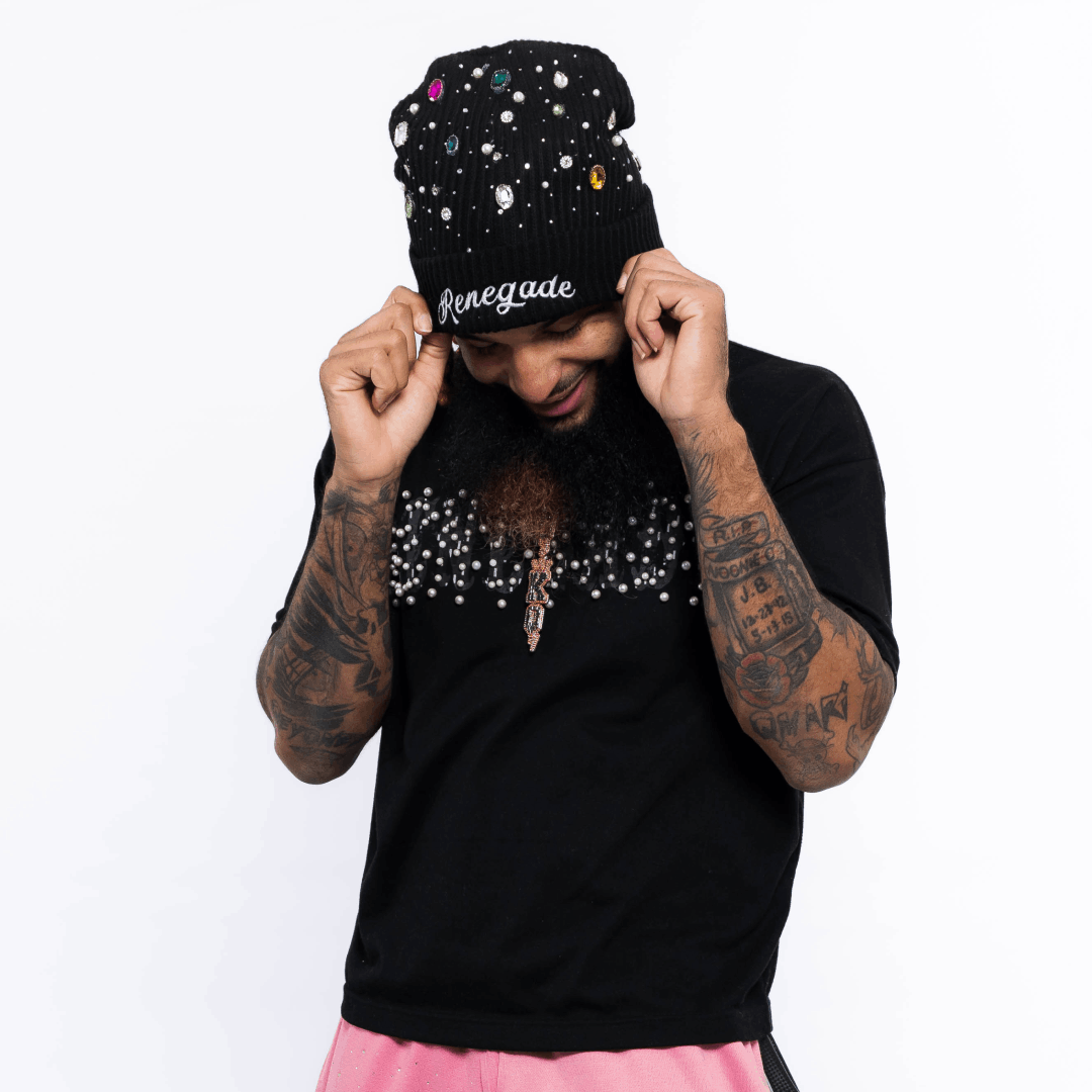 Star Beanie Black