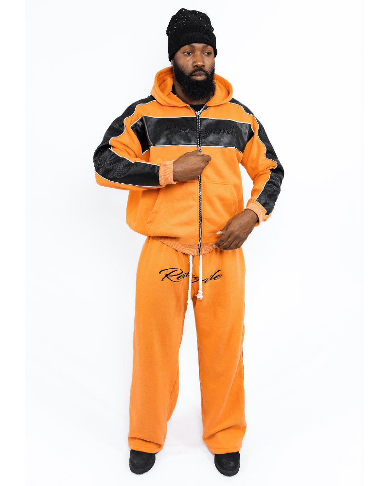 Orange Carbon Hoodie
