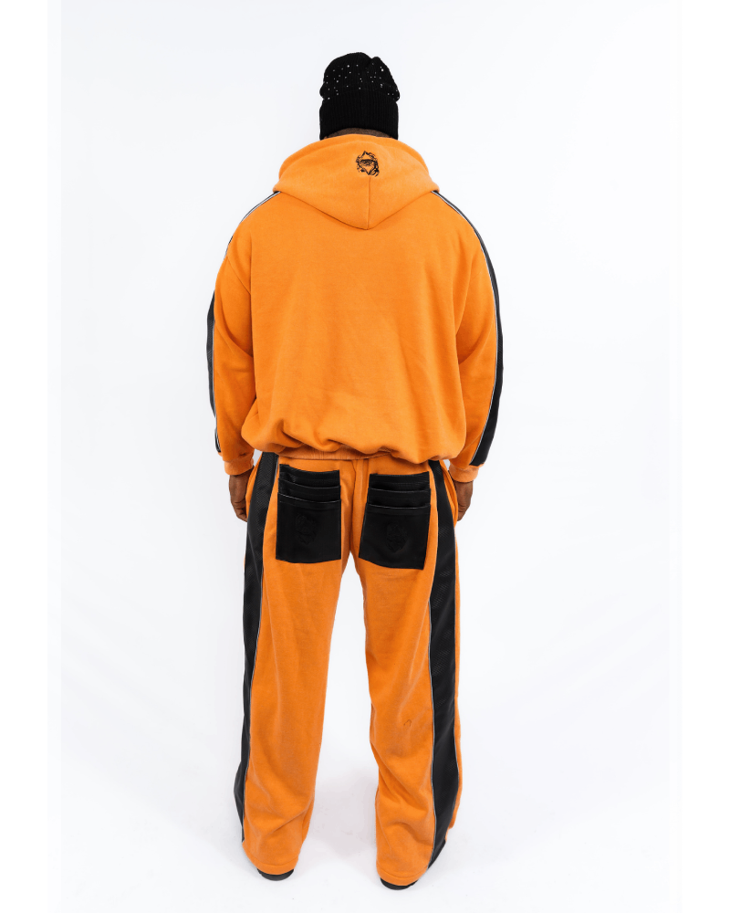 Orange Carbon Hoodie