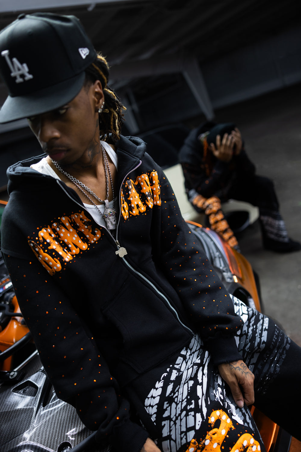 Black Tire Hoodie