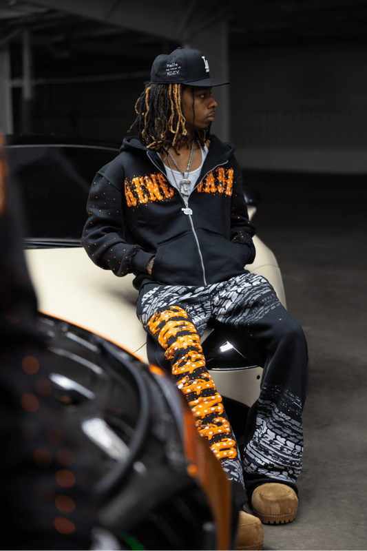 Black Tire Hoodie